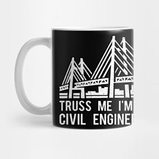 Civil Engineer Bridge Design Engineering Mug